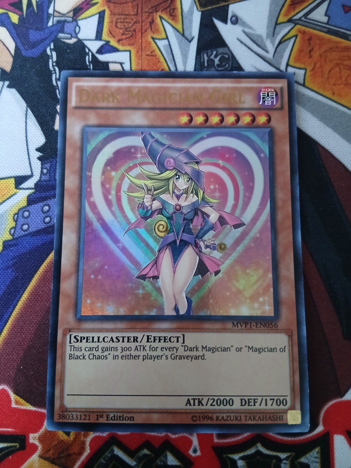 Dark Magician Girl - Ultra Rare MVP1 - Yu-Gi-Oh, Ophalen of Verzenden, Zo goed als nieuw, Foil