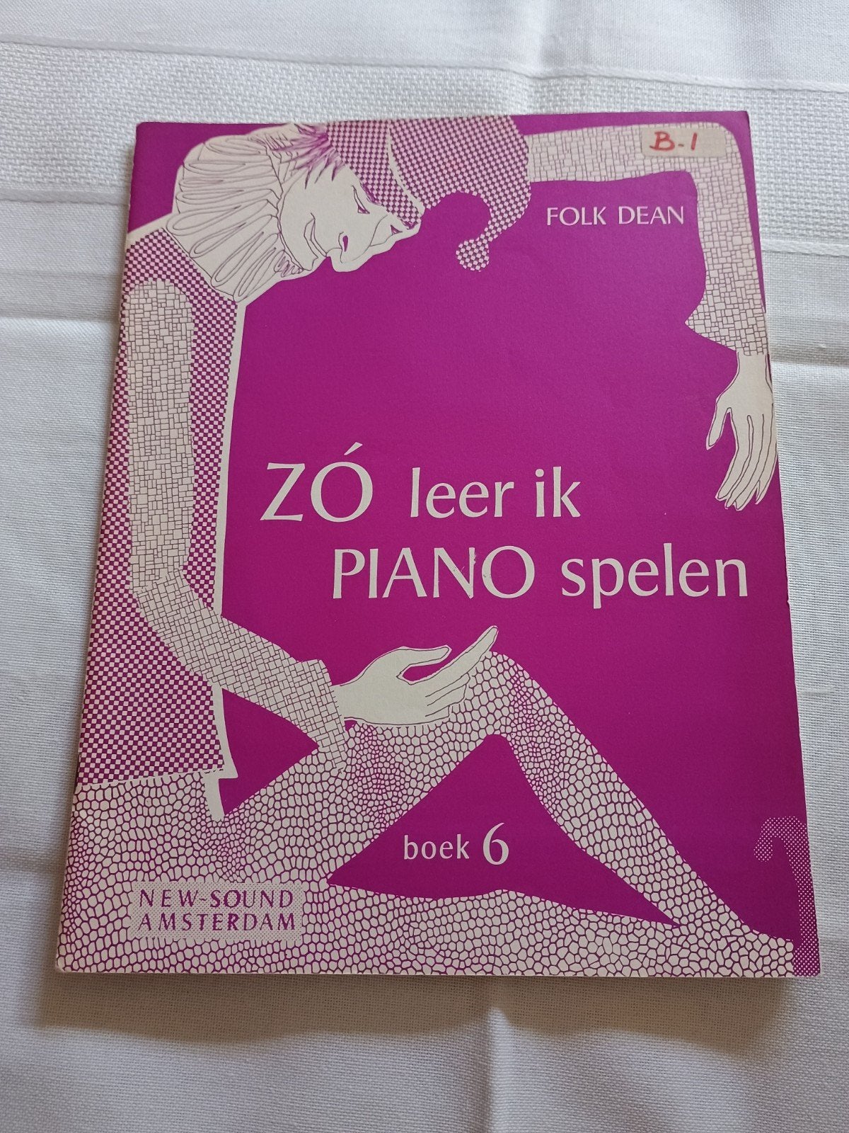 Folk Dean - Zo leer ik Piano spelen, Gebruikt, Les of Cursus, Ophalen of Verzenden, Piano