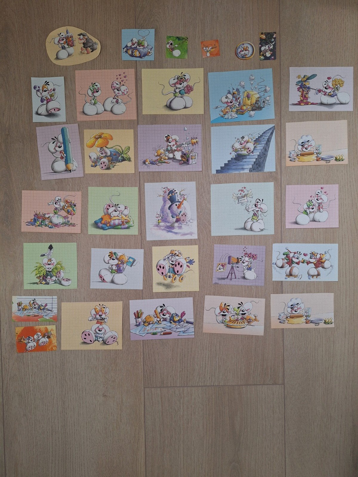 Diddl - Plaatjes, Ophalen of Verzenden, Gebruikt, Papier, Kaart of Schrift
