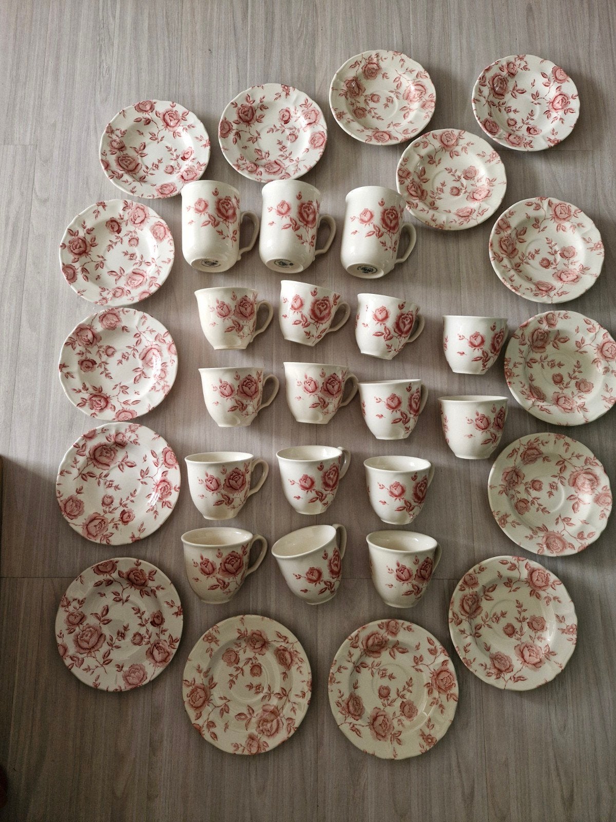 theekan, suikerpot, kop en schotels, mokken van Henry Bassin, Overige merken, Vintage, Ophalen of Verzenden, Zo goed als nieuw