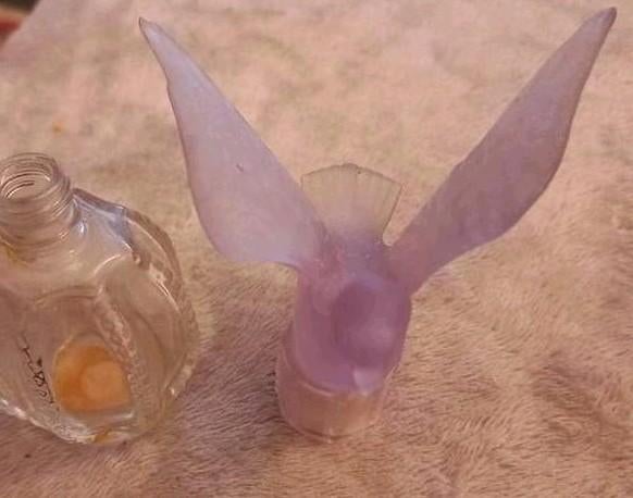 Royal Dove Delagar  lila duif, Antiek en Kunst, Antiek | Glas en Kristal, Ophalen of Verzenden