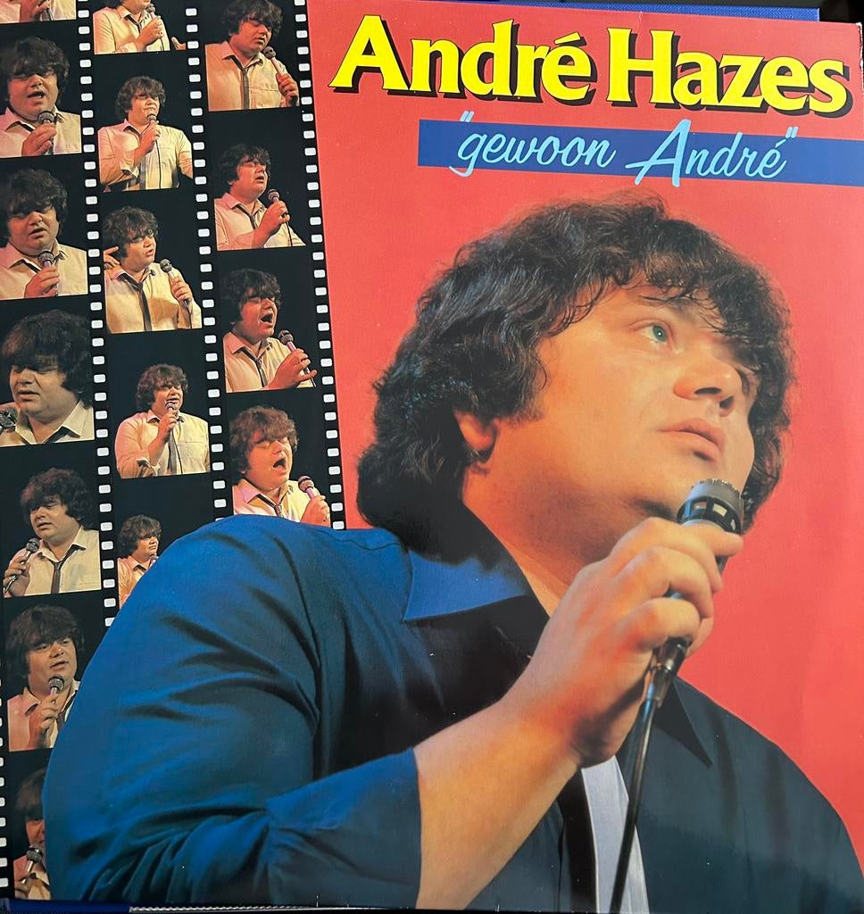 André Hazes Gewoon André Vinyl, Ophalen of Verzenden, Gebruikt, Overige formaten, Levenslied of Smartlap