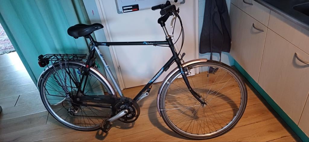 Gazelle Medio Hybride Lite - Goed Onderhouden, Fietsen en Brommers, Fietsen | Heren | Herenfietsen, Gebruikt, Gazelle, 57 tot 61 cm