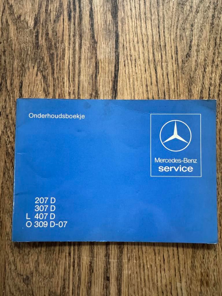 Mercedes Onderhoudsboekje 207D, 307D, L407D, O309D-07, Auto diversen, Handleidingen en Instructieboekjes, Ophalen of Verzenden