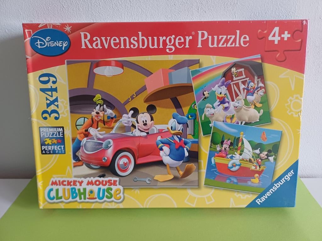 Disney Ravensburger Puzzle 3x49 NIEUW, Ophalen of Verzenden, 10 tot 50 stukjes, Nieuw, 4 tot 6 jaar