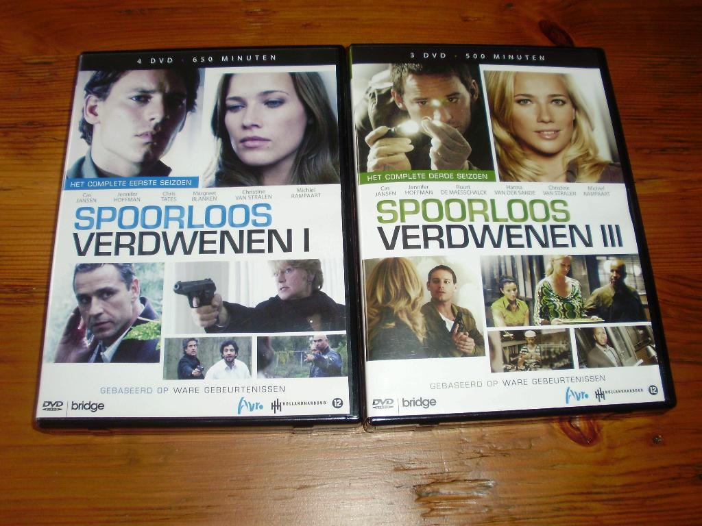 Spoorloos verdwenen / DVD / serie / seizoen 1 en 3, Vanaf 12 jaar, Ophalen of Verzenden, Gebruikt