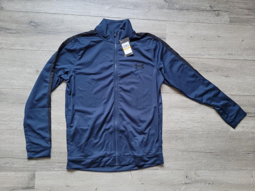 Nieuw Under Armour Trainingsjasje Knit Track heren - maat M, Under Armour, Nieuw, Ophalen of Verzenden, Maat 48/50 (M)