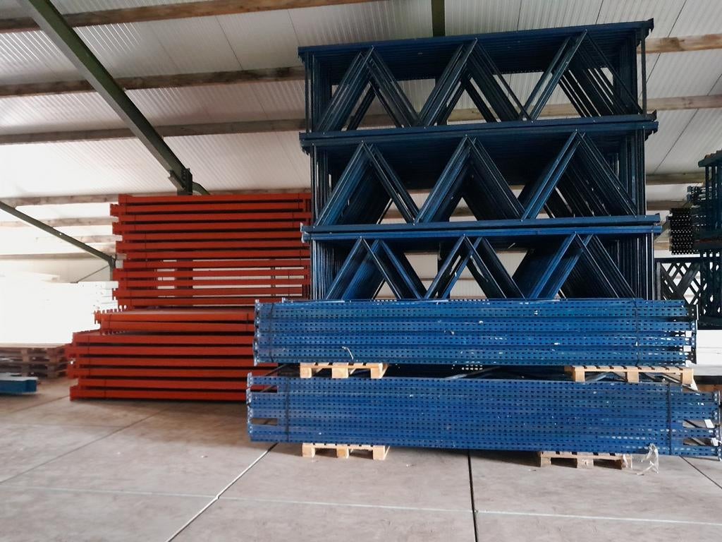 Partij Mecalux palletstelling 4.0x1.1x3.3m, Ophalen