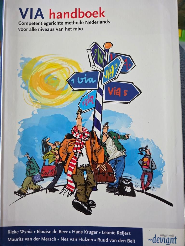 VIA handboek Nederlands MBO, Boeken, Ophalen of Verzenden, Gelezen, MBO, Rieke Wynia e.a.