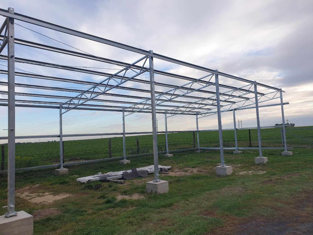 Gegalvaniseerde staal constructie 7x16 [112m2], Ophalen, Nieuw, IJzer