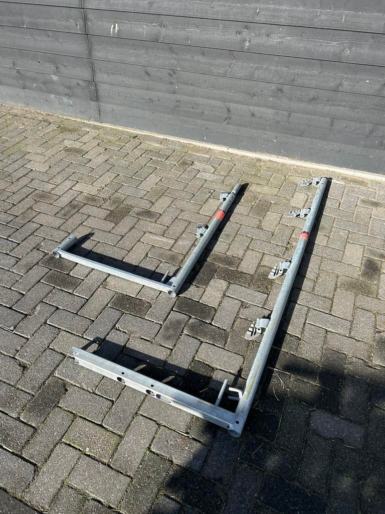 Layher blitz leuningstijlen en eindleuning ( 1,00m & 2,00m ), Ophalen, Overige typen, Minder dan 2 meter