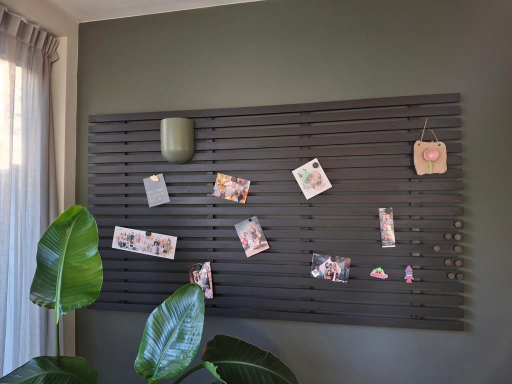 Magneetbord 90x160 met magneten, Ophalen, Gebruikt, Magneetbord