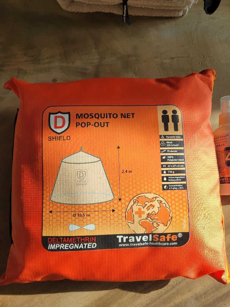 Klamboe Travelsafe en Deet duopack | Nieuw, Ophalen of Verzenden, Nieuw