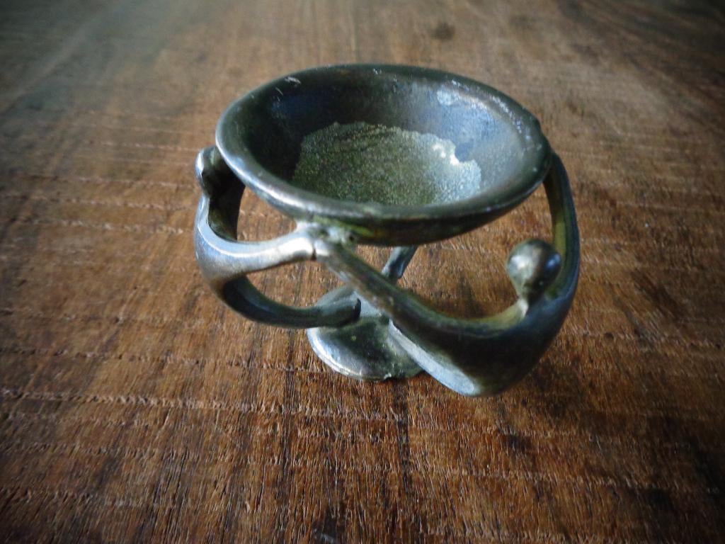 Corry Ammerlaan / Artihove verbronsde kandelaar, 9 cm, Ophalen of Verzenden