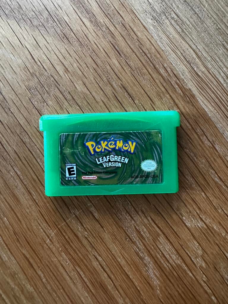 Pokemon LeafGreen Leaf Green GBA Nintendo, Spelcomputers en Games, Games | Nintendo Game Boy, Avontuur en Actie, 1 speler, Ophalen of Verzenden