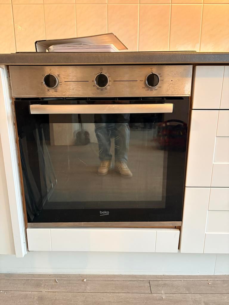 Beko BBIE12100XD Inbouw oven, Witgoed en Apparatuur, Ovens, Ophalen, Hete lucht, Zo goed als nieuw, Oven met grill