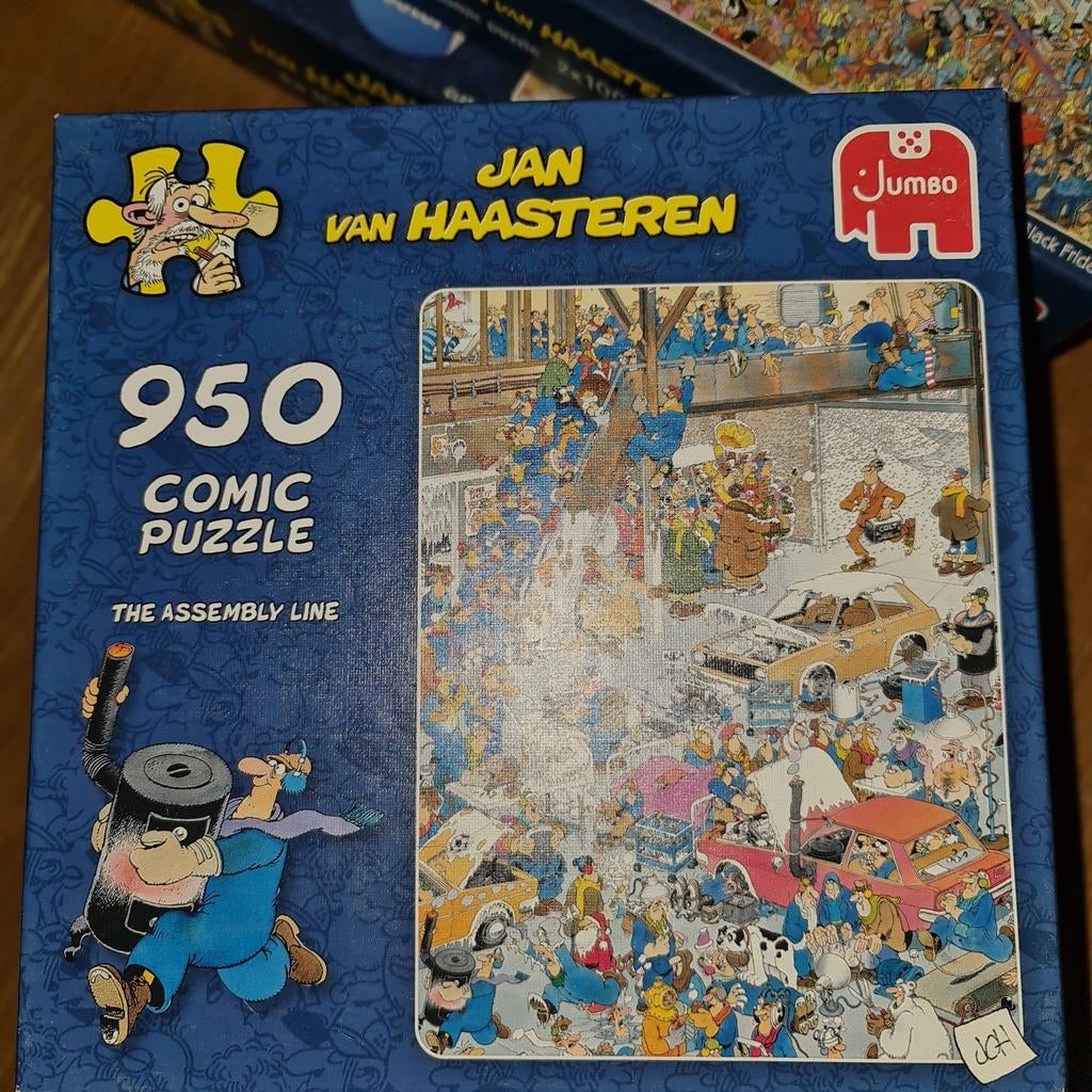 Jan van haasteren the assembly line, Ophalen of Verzenden, 500 t/m 1500 stukjes, Zo goed als nieuw