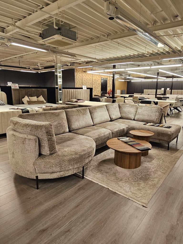Teddy XXL hoekbank Top Model Lounge Honderden Stoffen Kleure, Huis en Inrichting, Banken | Bankstellen, Hoekbank, Ophalen of Verzenden