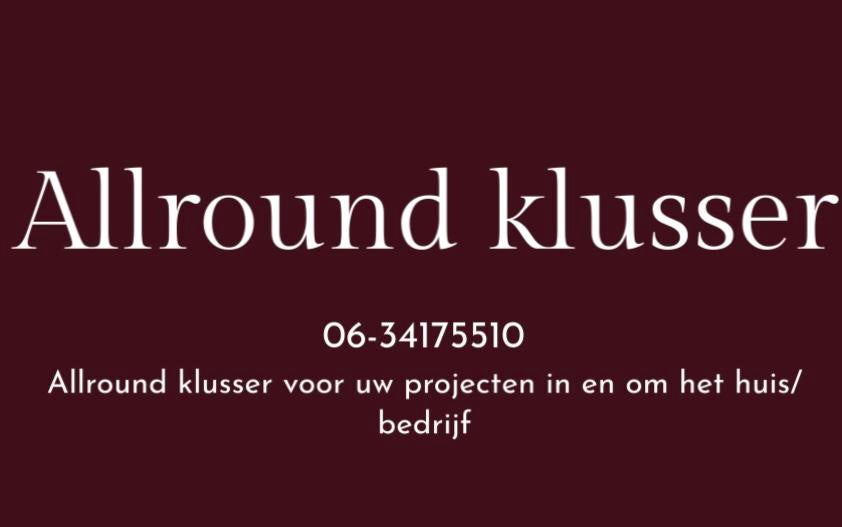 Aangeboden zzp klusser, klusjesman, montage, klushulp, 24-uursservice