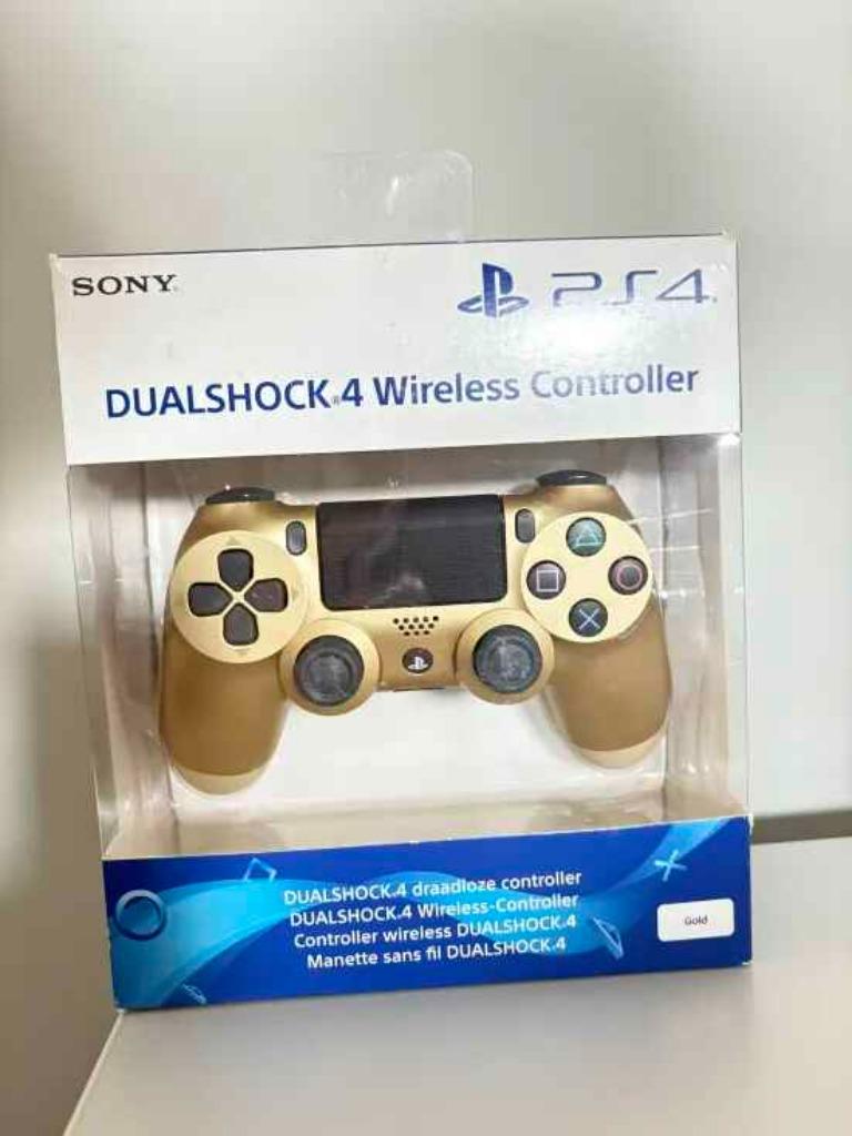 Dualshock 4 Gold Controller (PS4), Spelcomputers en Games, Spelcomputers | Sony PlayStation Consoles | Accessoires, Ophalen, Refurbished