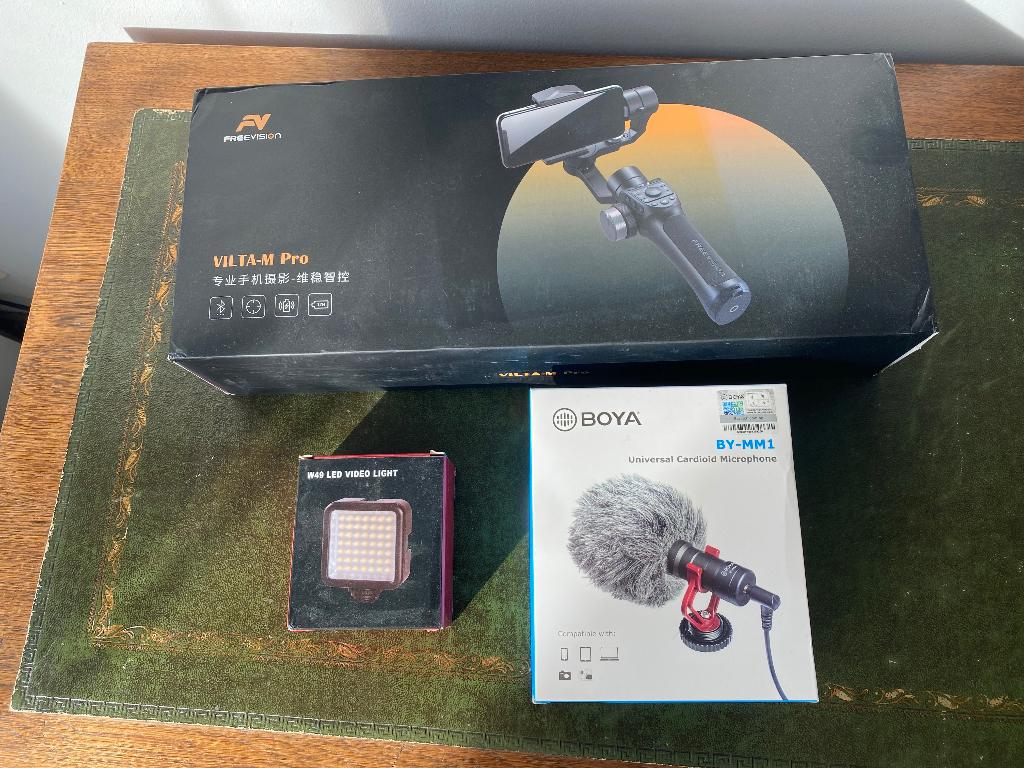Smartphone Gimbal, Ophalen of Verzenden, Zo goed als nieuw, Minder dan 150 cm, Ministatief