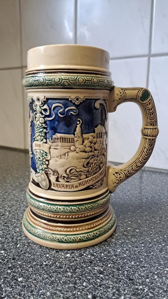 Vintage bierpul Beieren München, Ophalen of Verzenden, Zo goed als nieuw, Pul(len), Overige merken