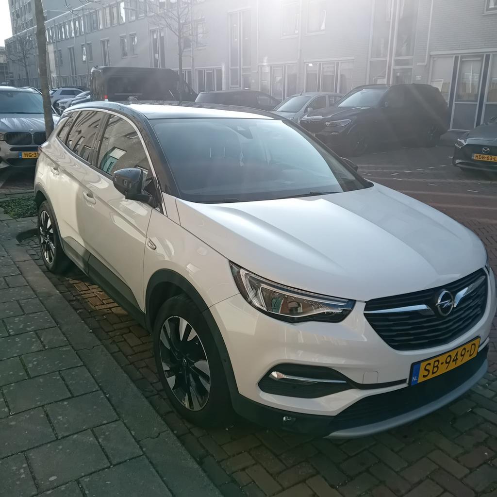 Opel Grandland X 1.2 Turbo 130pk S&S 2018 Wit, Auto's, Voorwielaandrijving, 1199 cc, Wit, Handgeschakeld