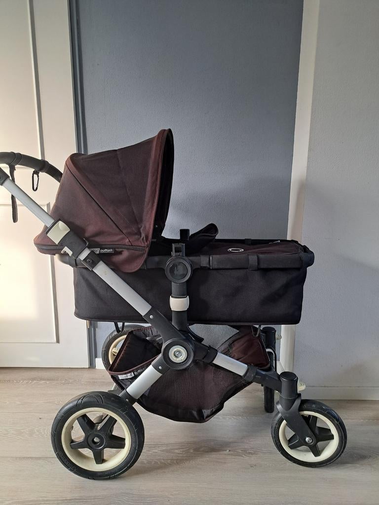 Bugaboo Buffalo kinderwagen + Viktor & Rolf trappelzak, Ophalen, Gebruikt, Verstelbare duwstang, Bugaboo