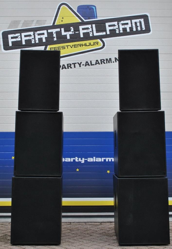 Zware Iven passieve speakerset versterkers American Audio, Zo goed als nieuw, 120 watt of meer, Front, Rear of Stereo speakers