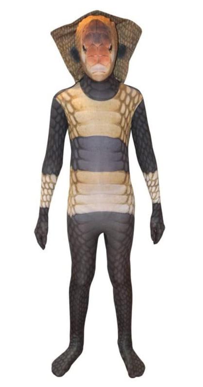 Cobra carnavalspak van morphsuits, Ophalen, Zo goed als nieuw, 134 t/m 140, Jongen of Meisje