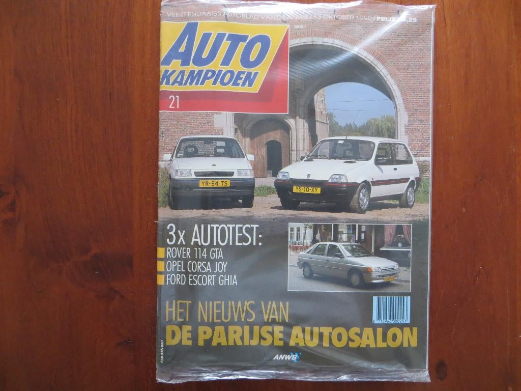 Autokampioen 21 1990 Polo, Escort, Rover 114, Corsa, Avanti, Ophalen of Verzenden, Nieuw, Volkswagen