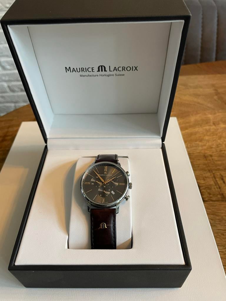 Maurice Lacroix Eliros Chronograph /TW Steel Spyker /VendouX, Ophalen of Verzenden, Zo goed als nieuw, Leer, Overige merken