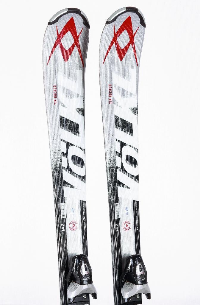 142 ski's VOLKL RTM 7.4, black/grey, tip rocker + Rossigno, Overige merken, 140 tot 160 cm, Gebruikt, Ophalen of Verzenden