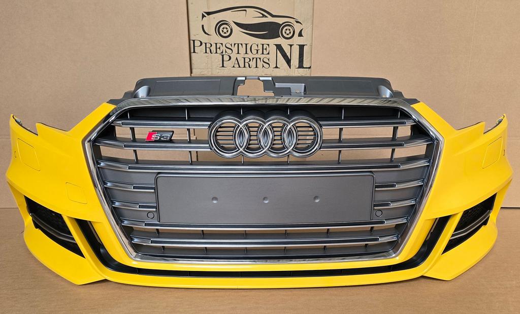 Voorbumper Audi A3 8V Facelift S3 Sedan Limousine COMPLEET, Gebruikt, -, Voor, Ophalen of Verzenden