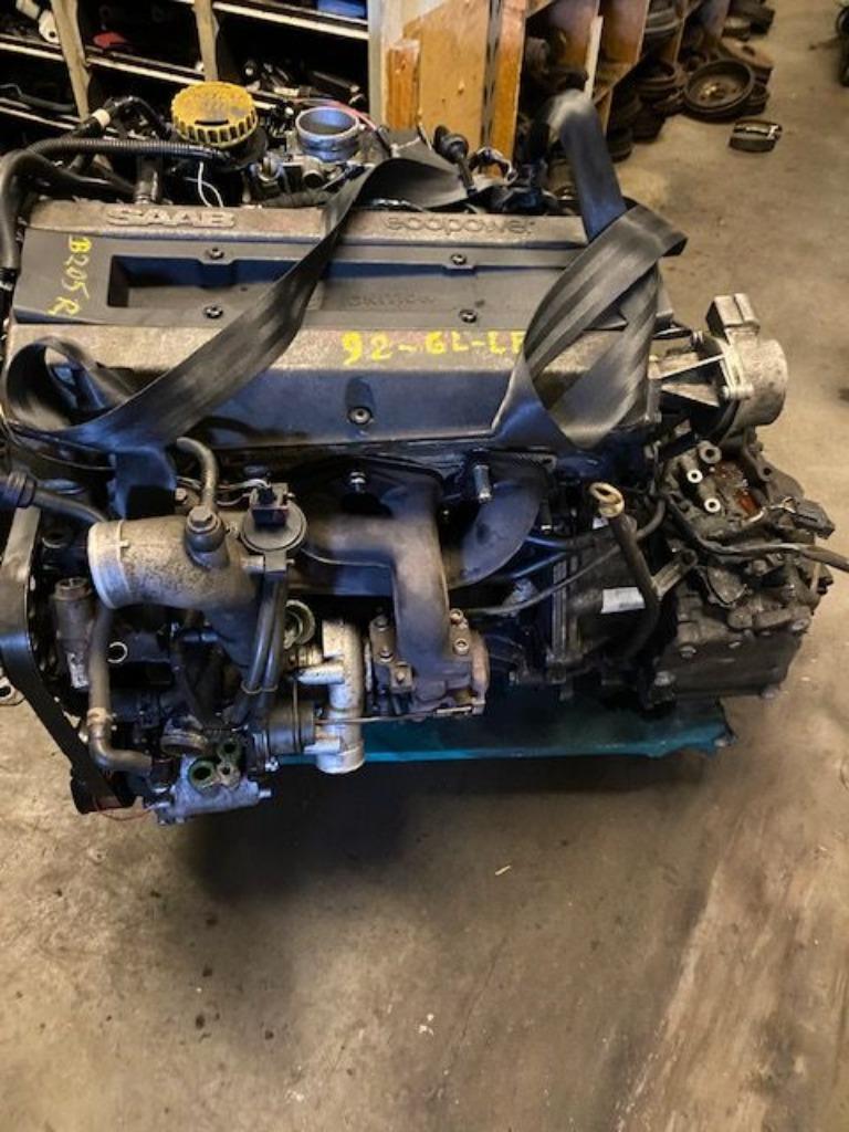 Saab 9.3 Cabrio Bwj 2001 Motorblok en Versnellingsbak, Ophalen, Gebruikt, Saab