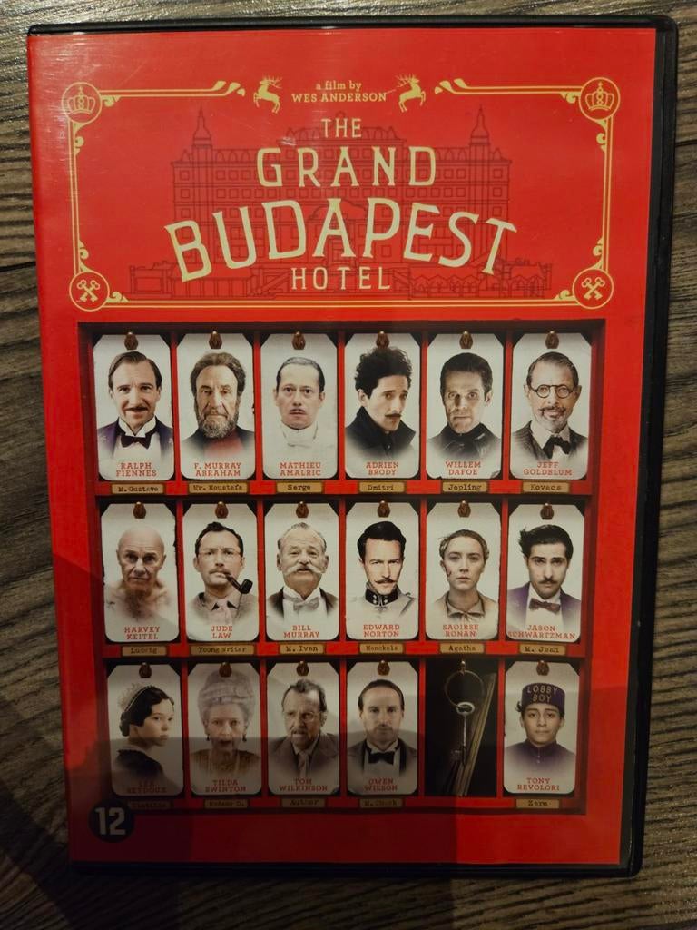 The Grand Budapest Hotel - Wes Anderson DVD, Cd's en Dvd's, Vanaf 12 jaar, Ophalen of Verzenden, Zo goed als nieuw