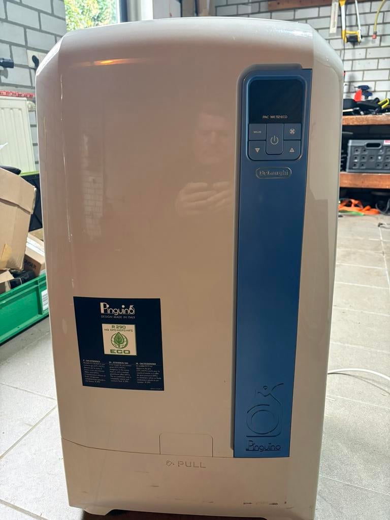 Mobiele Airco DeLonghi PAC WE112ECO, Gebruikt, 3 snelheden of meer, Ophalen of Verzenden, Koelen en Ontvochtigen
