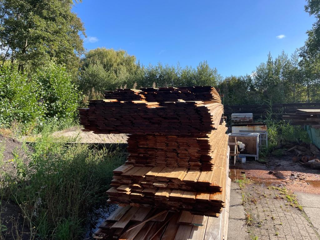 4 kuub thermisch vuren 16 tot 31 augustus gesloten, Ophalen, Planken, Nieuw, Hardhout