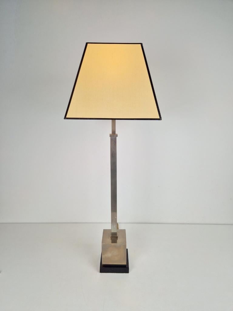 Vintage empire tafellamp hollywood regency 1950s, Ophalen of Verzenden, N, Metaal, N