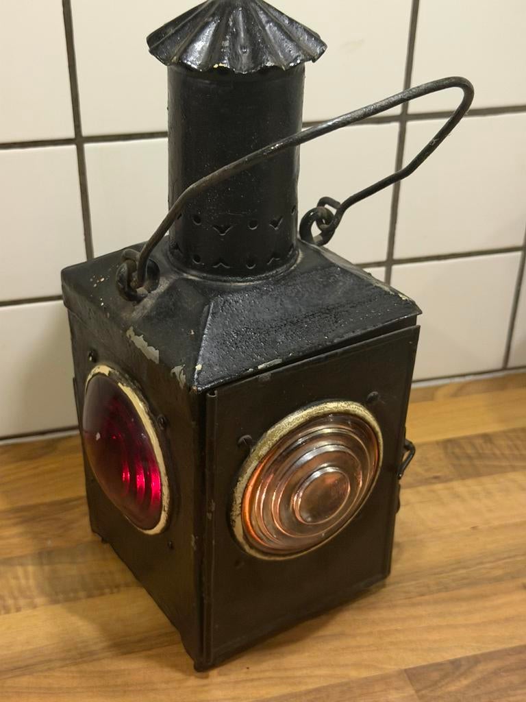 Oude Spoorweg Seinlamp, Ophalen of Verzenden