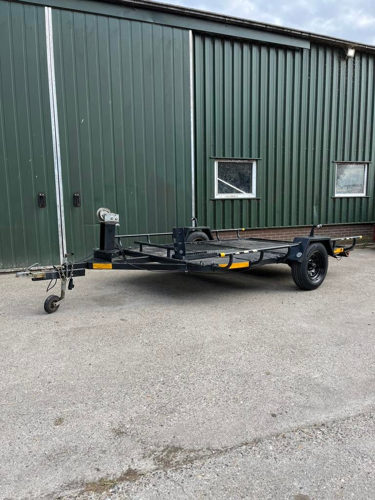 Motoraanhanger/machinetransporter! Amerikaans Nette staat!, Auto diversen, Aanhangers en Bagagewagens, Ophalen of Verzenden