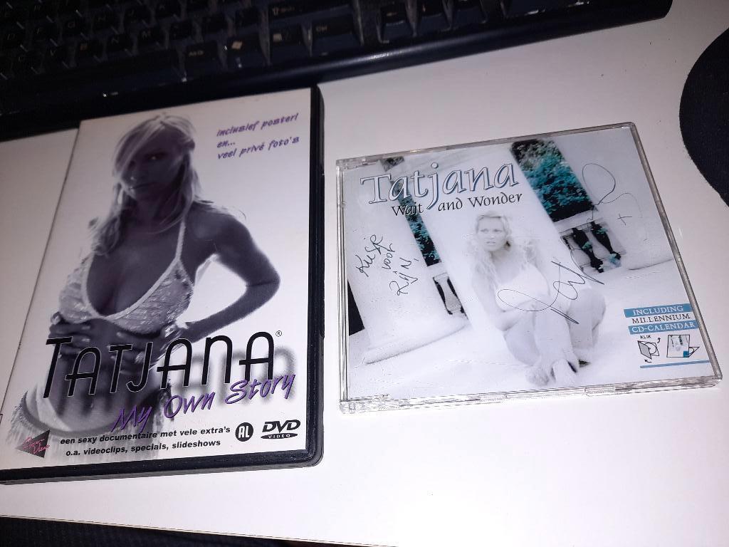 DVD / CD SINGLE GESIGNEERD Tatjana, Alle leeftijden, Ophalen, Zo goed als nieuw