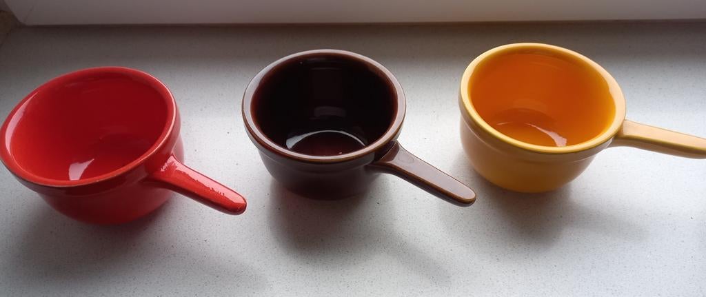 3 Mooie gekleurde schaaltjes, Ophalen of Verzenden, Nieuw