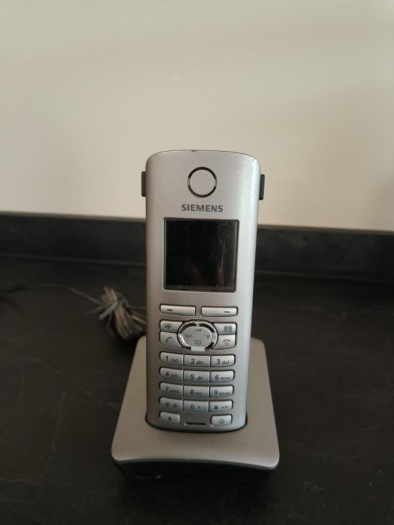 Siemens Gigaset S450IP met 2 handsets, Telecommunicatie, Vaste telefoons | Handsets en Draadloos, Ophalen, Gebruikt, 1 handset