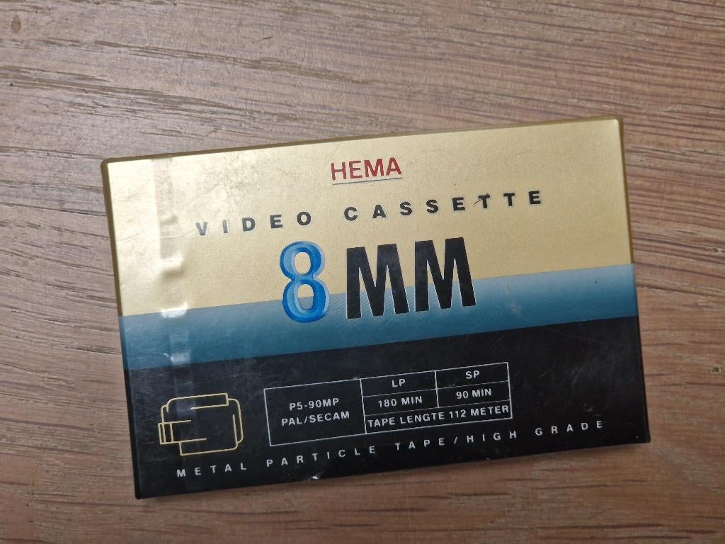 HEMA 8mm Videocassette - Nieuw in verpakking, Ophalen of Verzenden, 8mm, (Video)band
