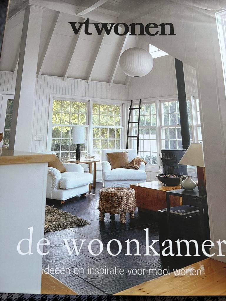 Vtwonen de Woonkamer - Inspiratie voor mooi wonen, Boeken, Wonen en Tuinieren, Zo goed als nieuw, Interieur en Design, Ophalen of Verzenden