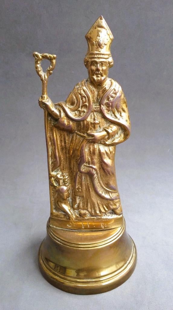 Omstreeks 1850 -1900 Devotie Verering Beeld Heilige Hubertus, Ophalen of Verzenden