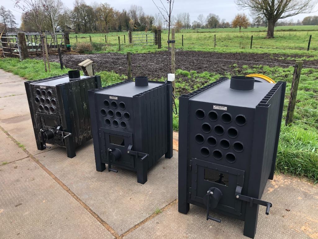 grote werkplaatskachel 70kW, Ophalen, Vrijstaand, Hout, Nieuw
