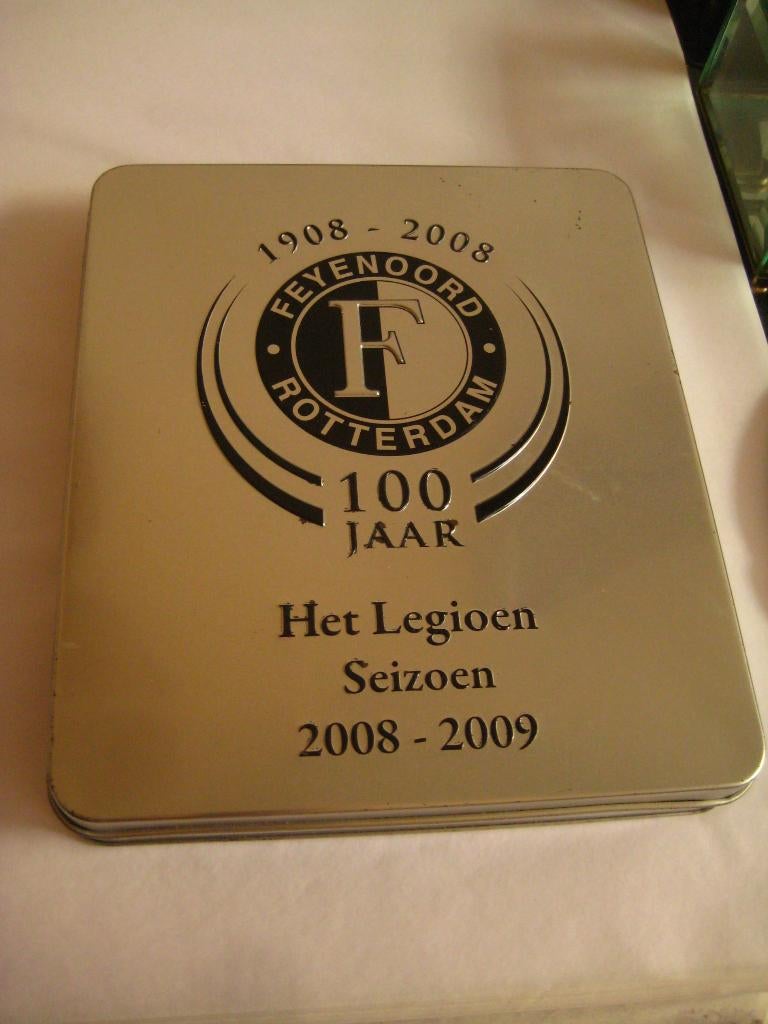 blik feyenoord het legioen seizoen 2008-2009, Verzamelen, Sportartikelen en Voetbal, Ophalen of Verzenden, Zo goed als nieuw, Feyenoord