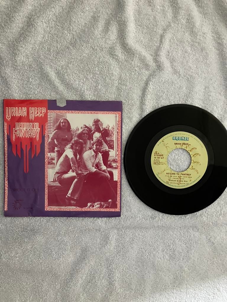 Uriah Heep, Ophalen, Gebruikt, 7 inch, Single